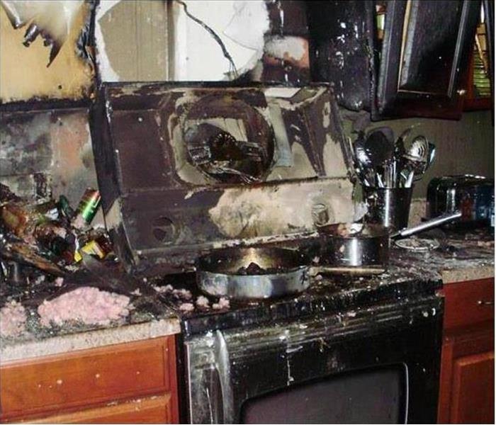 burned stove